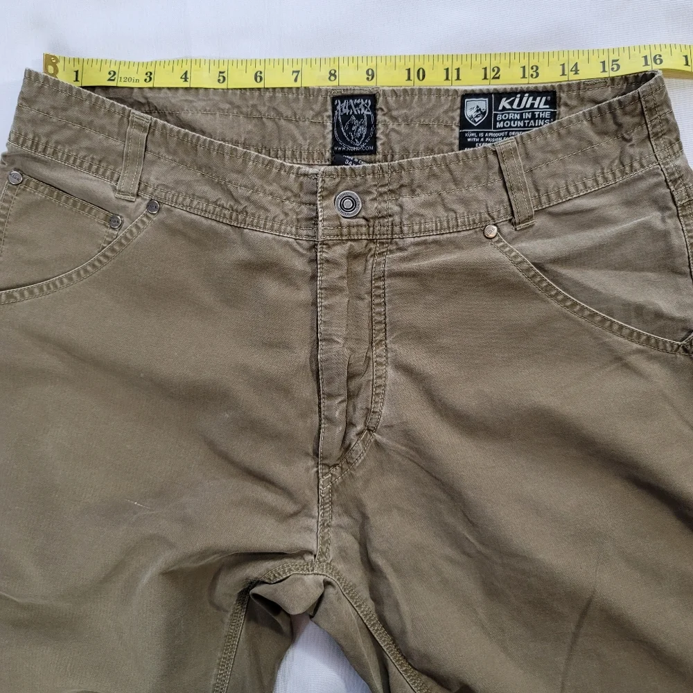Kuhl Pants Mens 34x32 Brown Outrage Hiking Outdoor Free Ryde Waist - Picture 5 of 10